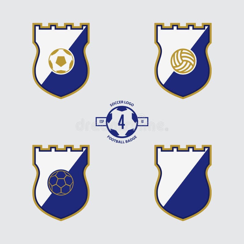 Soccer Badge or Football Logo Design for Football Team. Emblem Design ...