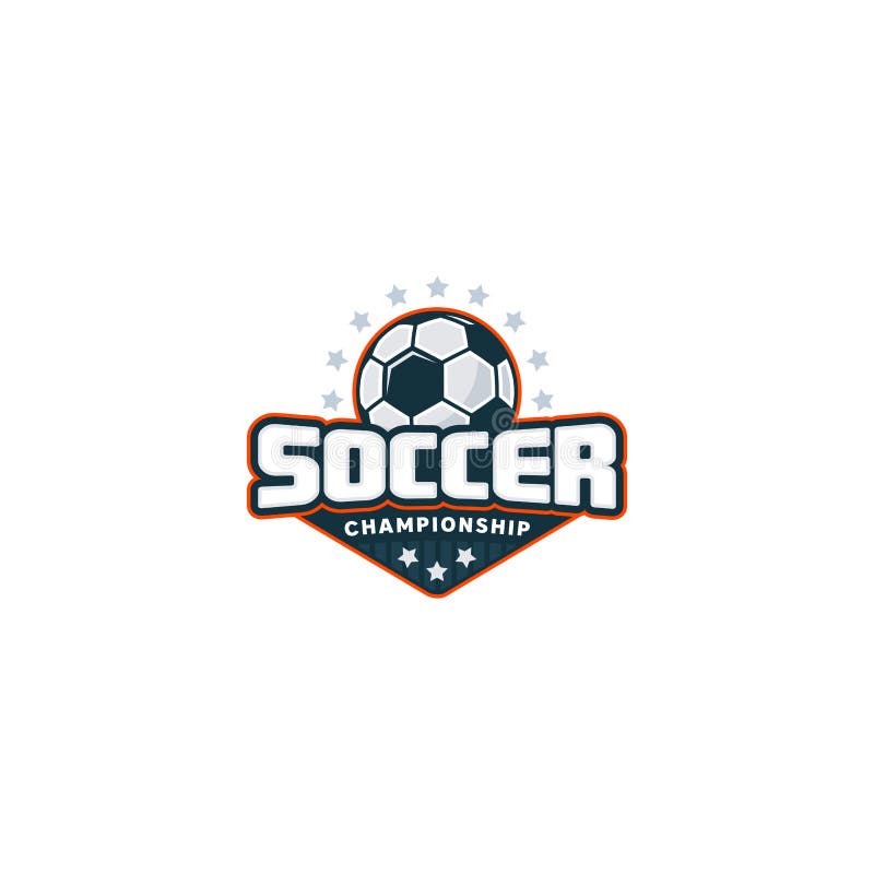 Soccer badge logo stock vector. Illustration of match - 84970567