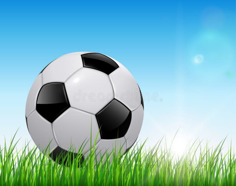 Soccer ball stock vector. Illustration of championship - 21007952