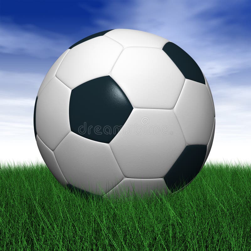 Soccer ball stock illustration. Illustration of european - 5148266