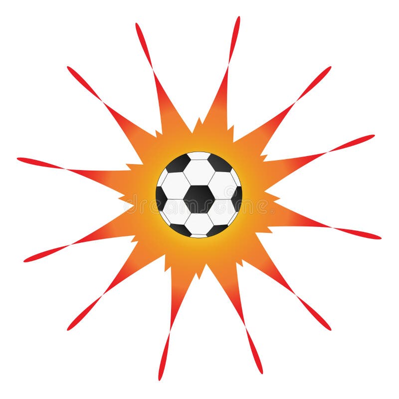 Soccer Ball stock vector. Illustration of soccer, clip - 858082