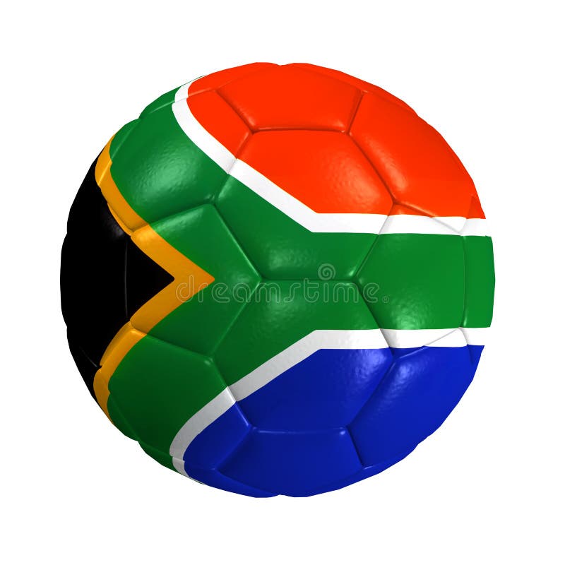 South africa soccer ball stock illustration. Illustration of world