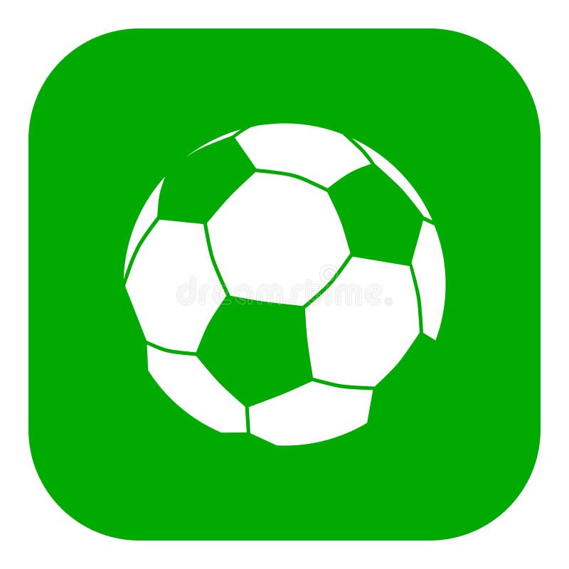 Soccer ball and app icon stock vector. Illustration of symbol 245779773