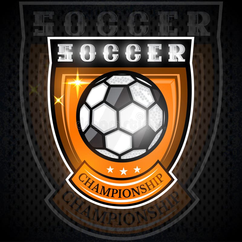 Illustration of golden soccer logo or symbol 24675068 PNG