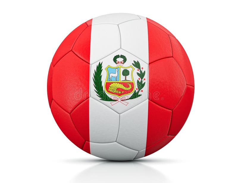 Soccer Ball, Classic Soccer Ball Painted with the Colors of the Flag of ...