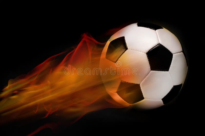 Fire Soccerball Stock Photos - 654 Images