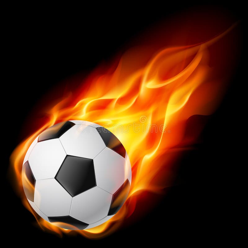 Soccer Ball on Fire