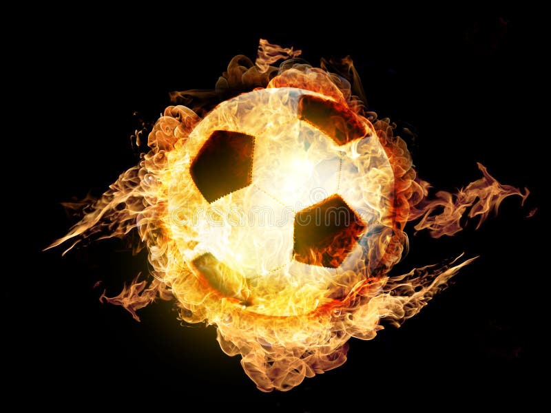 Soccer Ball on Fire