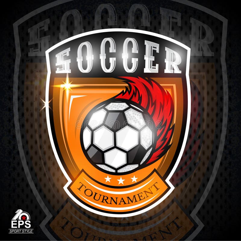 Illustration of golden soccer logo or symbol 24675068 PNG