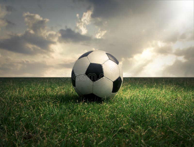 Soccer ball stock photo. Image of soccer, stadium, football - 4721248