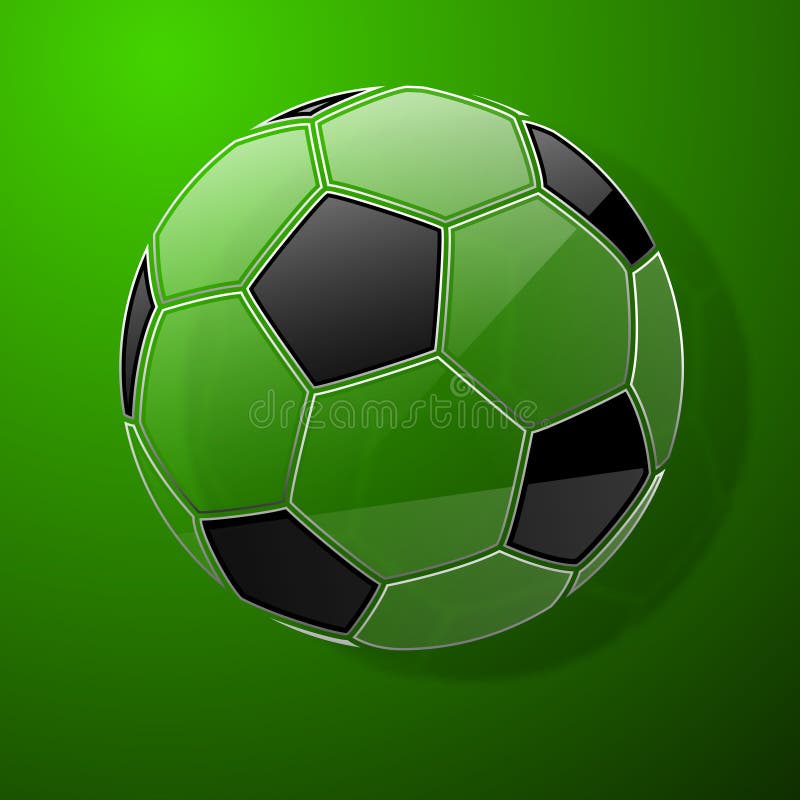 Soccer Ball. Football Background. Vector Eps10 Stock Illustration