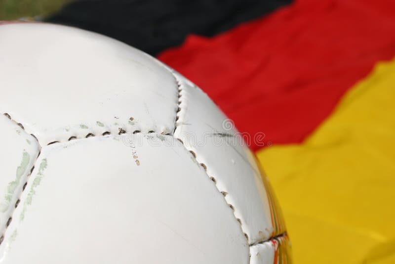 German Soccer stock image. Image of ball, movement, flag 13943849