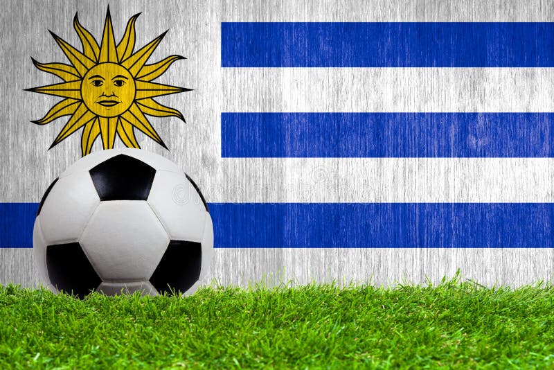 Uruguay Soccer Ball And Uruguay Flag Stock Photo, Picture and Royalty Free  Image. Image 61331836.