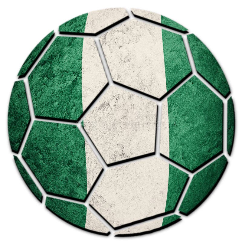 Soccer Ball National Nigeria Flag Nigeria Football Ball Stock Image soccer-ball-national-nigeria-flag-nigeria-football-ball-stock-image