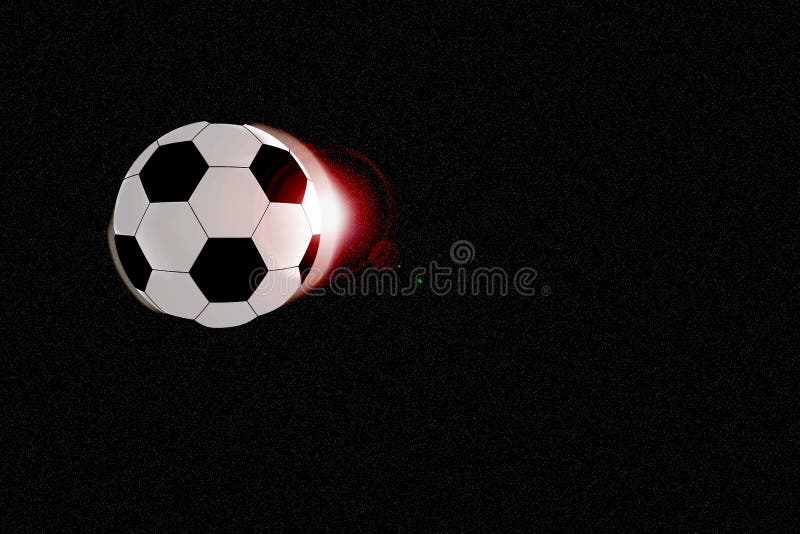 Soccer Ball on Space Background Stock Photo Image of player, score