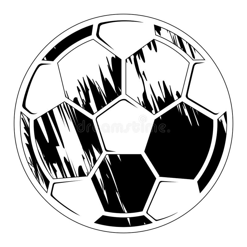 Soccer ball with a texture stock vector. Illustration of flag 117577837