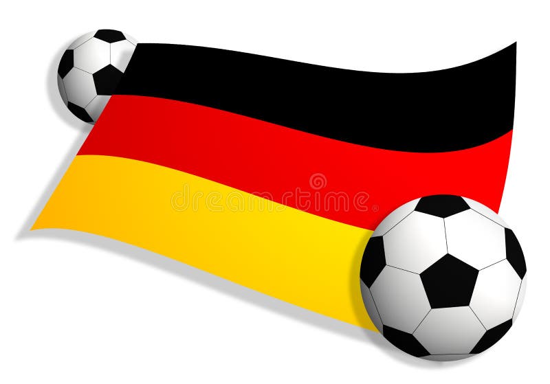 Soccer Balls & Flag Of Germany Stock Images Image 12055834