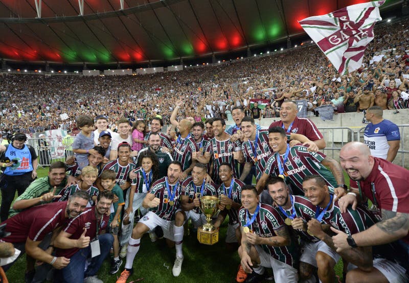 Soccer brazil fluminense editorial photo. Image of aggregate2 - 244643886