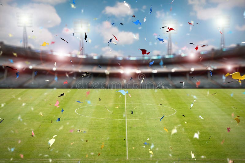 Soccer Fan Celebration stock photo. Image of field, victory 25778726