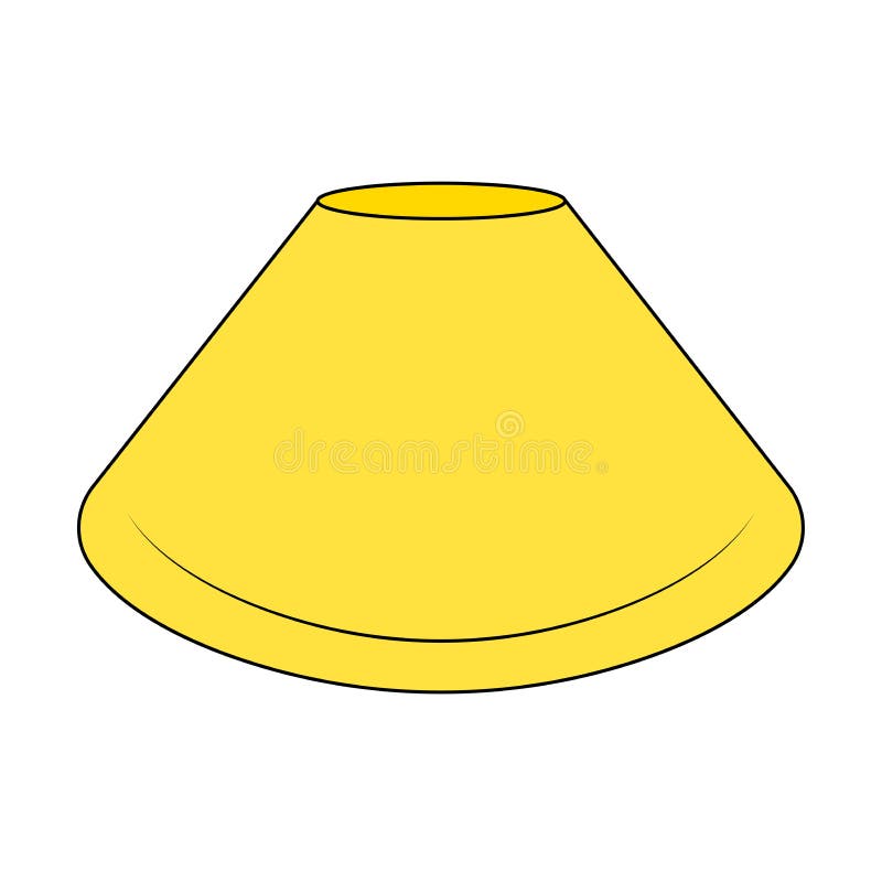 Soccer Cone Pictogram Vector Illustration Stock Vector Illustration