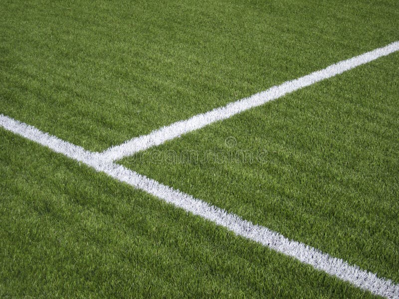 Soccer Corner Flag and Boundary Lines Stock Image Image of boundary