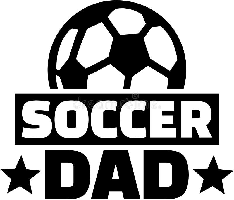 Download Soccer Dad with ball stock vector. Illustration of father - 106171046