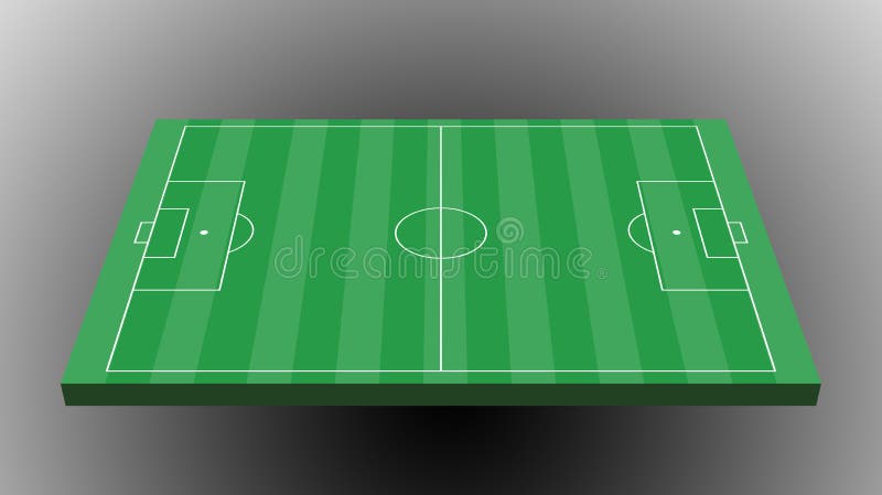 Soccer field 3d