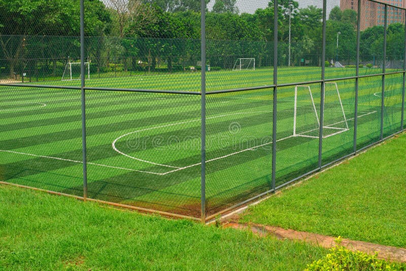 311 Wire Mesh Fence Soccer Field Stock Photos Free & RoyaltyFree