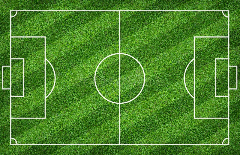 Soccer Field or Football Field for Background. with Green Court Pattern  Stock Image - Image of game, natural: 148793775