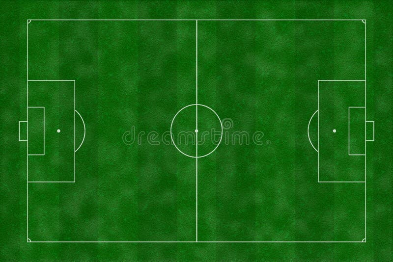 Football Field Illustration Stock Illustration - Illustration of pitch