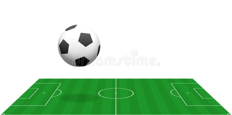 Featured image of post Cartoon Soccer Field Side View : Soccer field perspective view realistic grass vector.