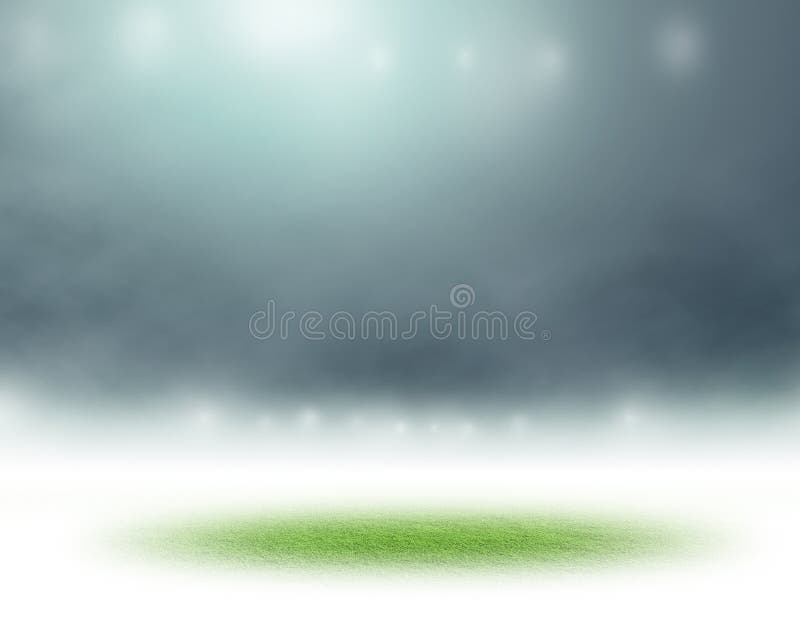 Soccer field stadium background