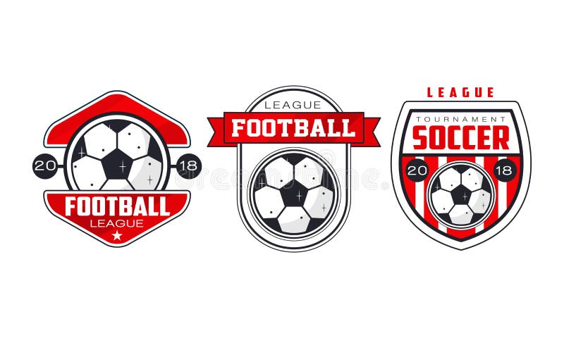Soccer Or Football Badges Or Labels Vector Set Stock Vector Illustration Of Badge Athletic Soccer Or Football Badges Or Labels Vector Set Stock Vector Illustration Of Badge Athletic