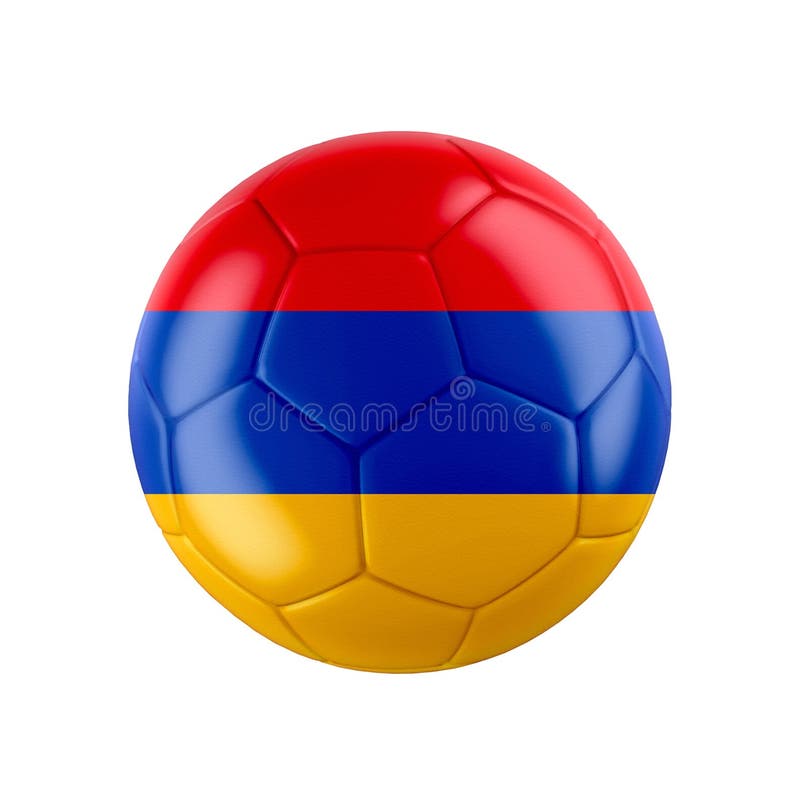 Armenian Flag for Keychain 3 color Soccer ball soccer ball armenia small 