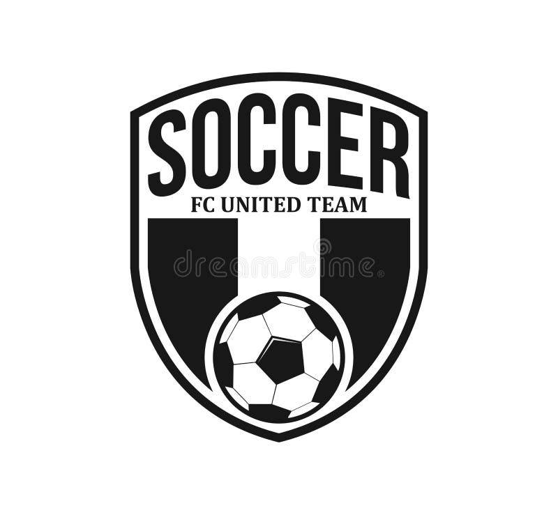 soccer football crest emblem logo design template inspiration for team, club, apparel, badge and identity. soccer football crest emblem logo design template inspiration for team, club, apparel, badge and identity