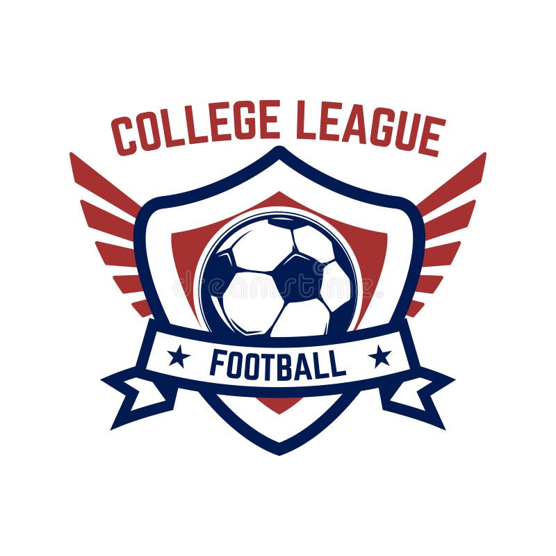 Soccer, Football Emblems. Design Element for Logo, Label, Emblem, Sign