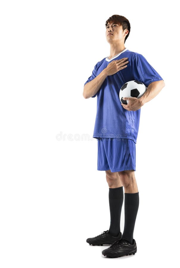 Soccer football player young man royalty free stock photo Soccer football player young man royalty free stock photo
