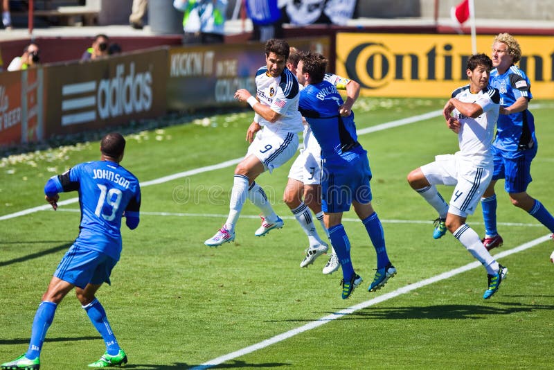 Soccer game Earthquakes vs LA Galaxy