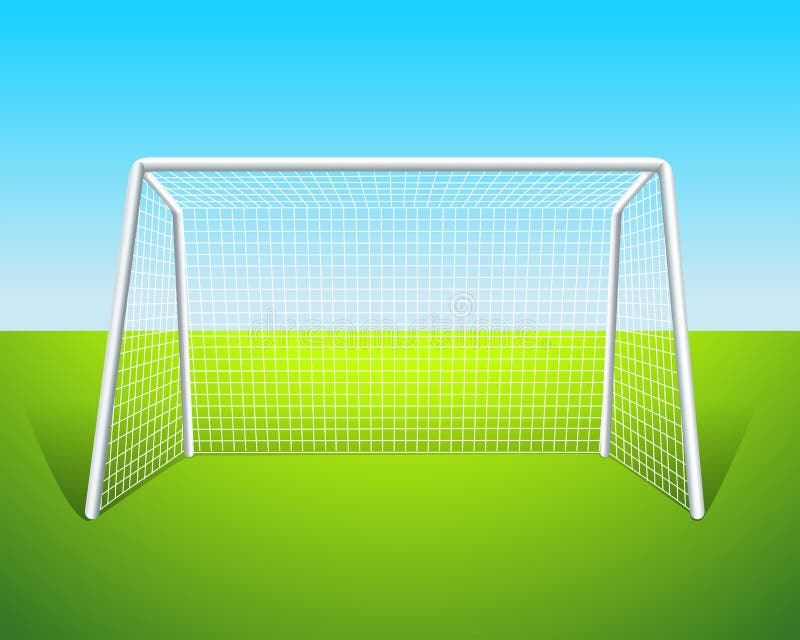 A soccer goal stock vector. Illustration of olympics 33097309