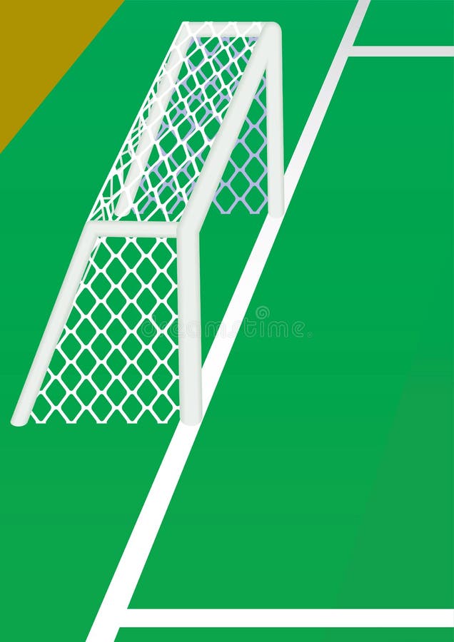 soccer goal side view