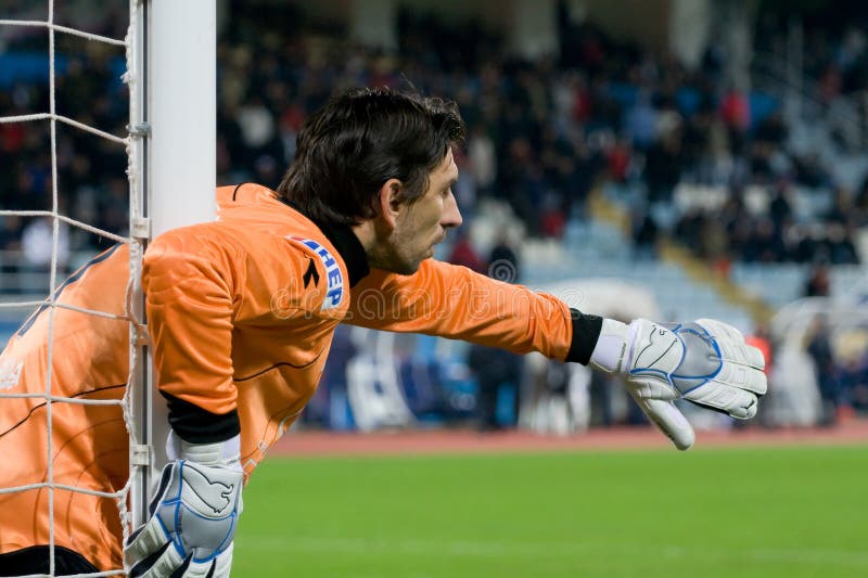 Soccer Goalkeeper Kick the Bal Stock Image Image of ball, grass 5085271