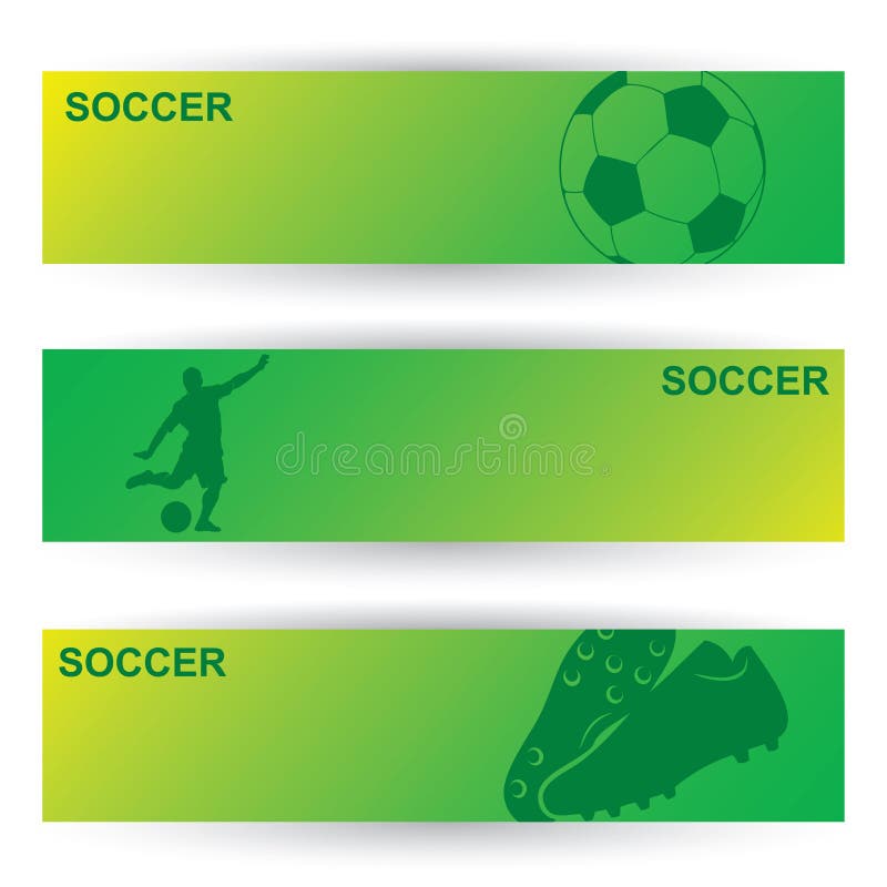 Soccer headers stock vector. Illustration of flyer, card - 28018988