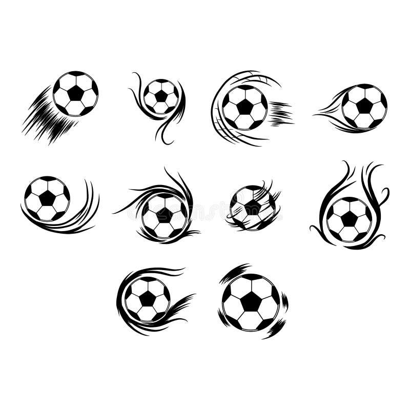 Soccer icon set stock vector. Illustration of vector 267263123