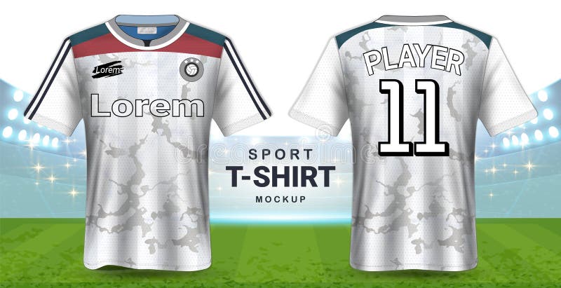 Download Soccer Jersey And Sportswear T-Shirt Mockup Template ...