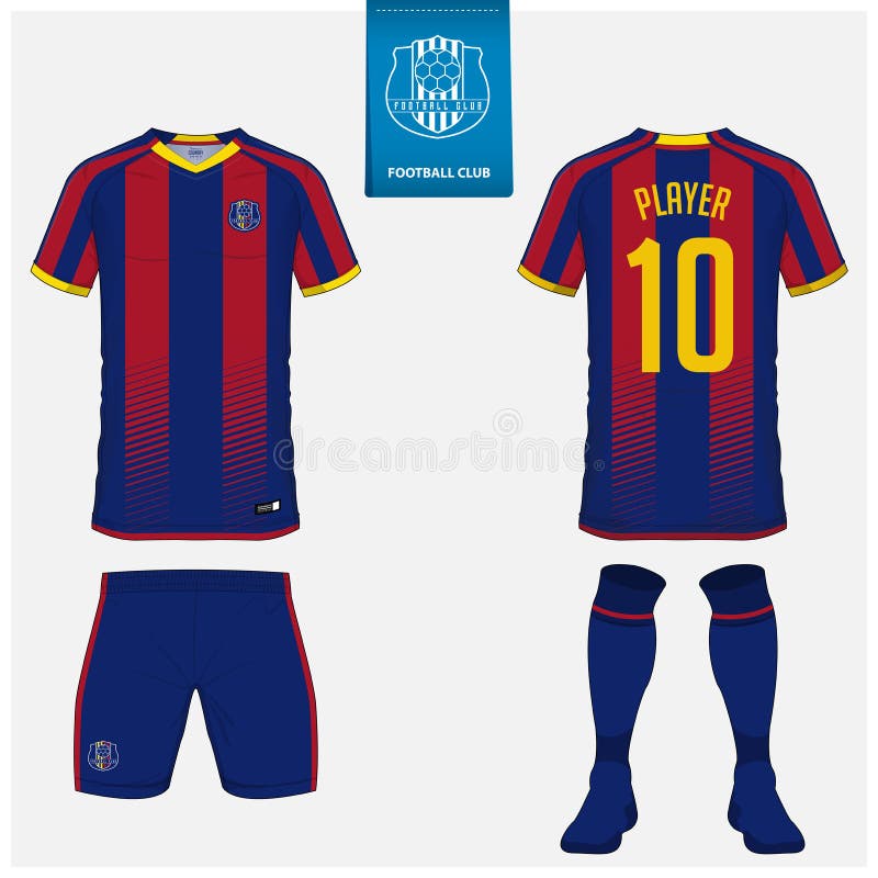 Download Soccer Kit Or Football Jersey Template For Football Club ...