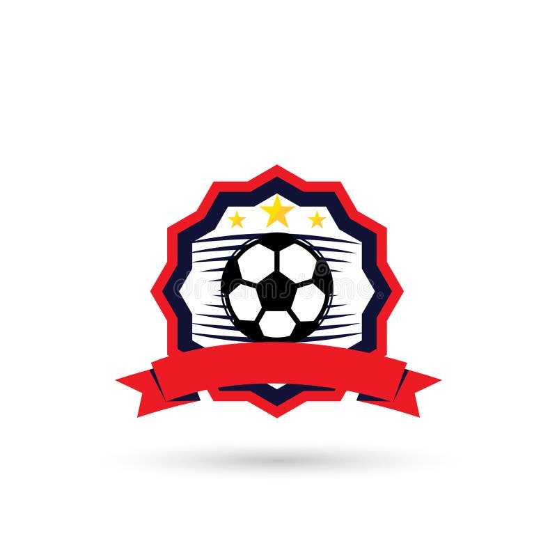 Soccer Logo or Football Club Sign Badge. Football Logo with Shield ...