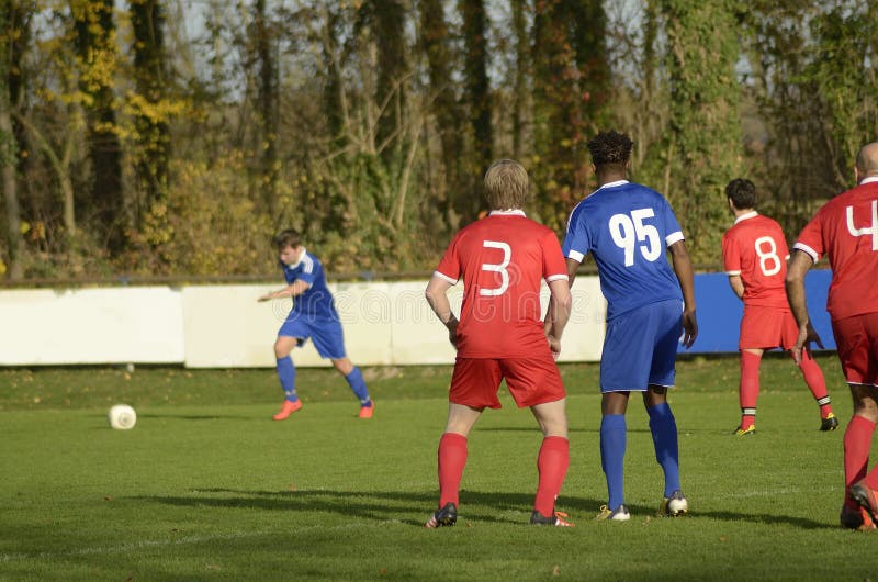 Soccer match editorial photography. Image of city, autumn 93776342
