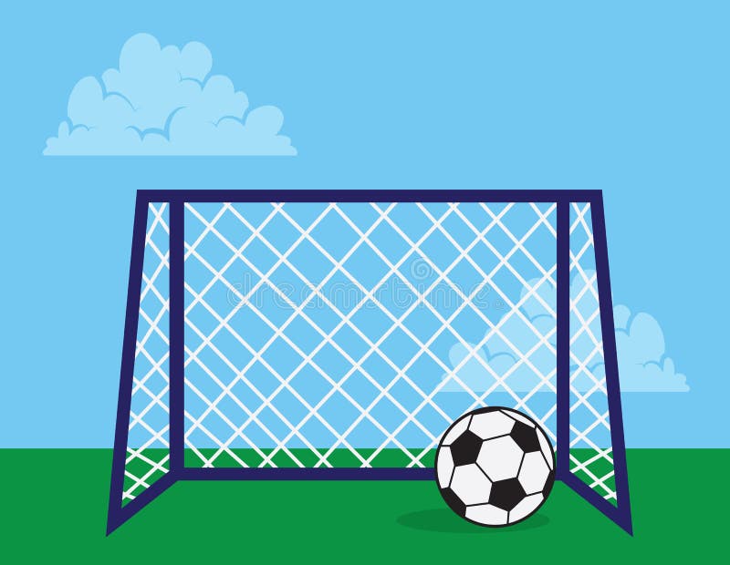 Soccer Net stock vector. Illustration of gray, round 31436784