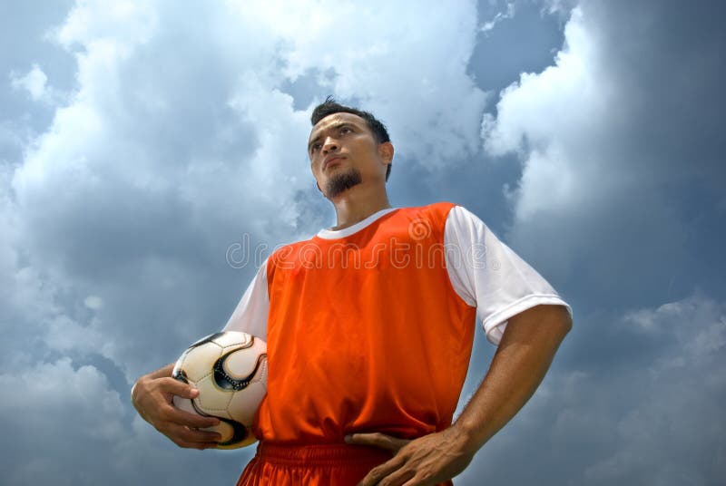 Soccer player stock image. Image of league, hands, goal 5311505