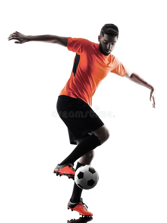 Soccer player Man Isolated stock photo. Image of isolated - 63402568